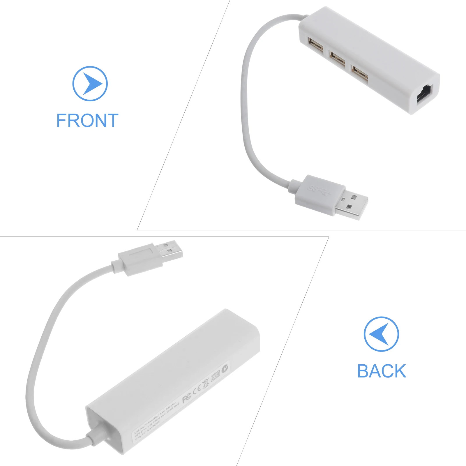 

Кабель типа 2.0 USB, многопортовый конвертер, док-станция, компактный, портативный, совместимый, несколько систем, без драйвера, деловые поездки