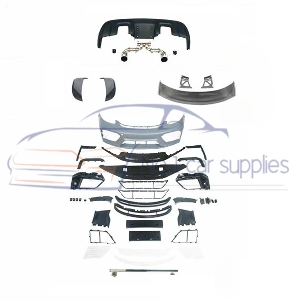

High Quality PP Body Kit For 2019+ 718 Cayman Boxster Upgraded Bumper With New Condition And Included Clips