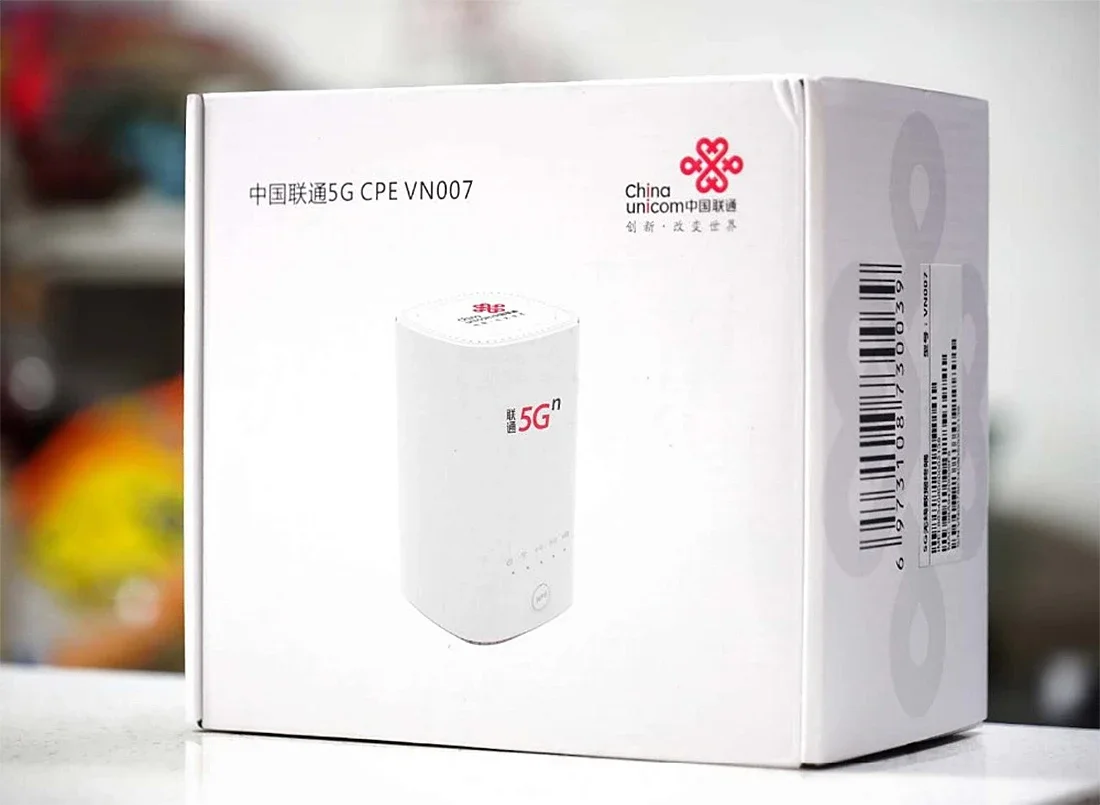 Producto Original de China Unicom 5G CPE VN007 + 2,3 Gbps CPE 5G NSA/SA NR N1/N3/N8/N20/N21/N77/N78/N79 4G LTE