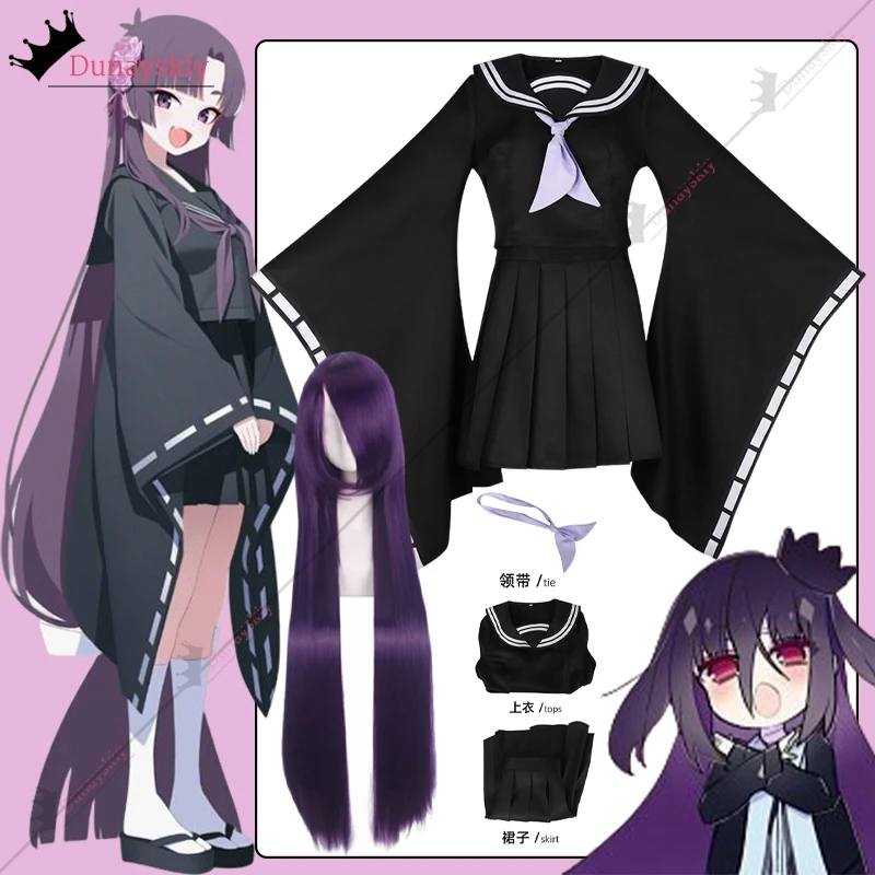 

Game Blue Archive Kanemichi Akane Cosplay Costume Japanese Kimono Short Skirt Anime Halloween Disguise for Adult Women Uniform