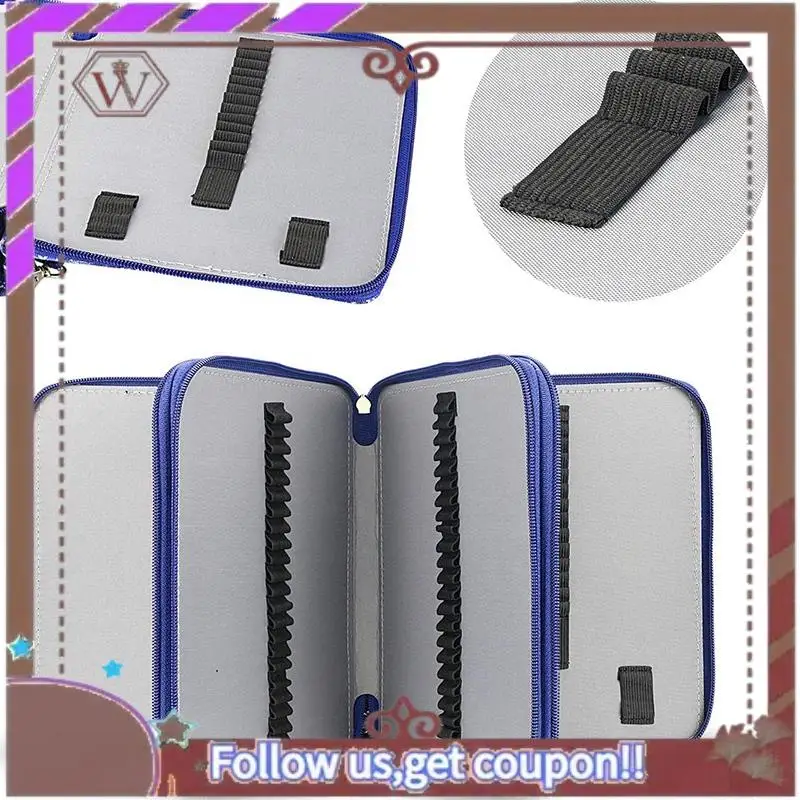 

Latest 120 Slots Colored Pencil Case Oxford Fabric Pen Case With Compartments Pencil Holder For Watercolor Pencils