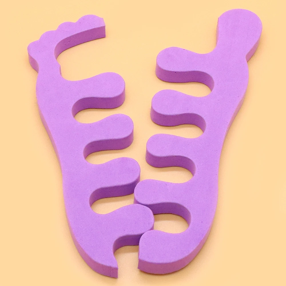 10Pairs الملونة إيفا فاصل أصابع القدم إسفنجة لينة مسمار الفن أصابع أصابع مقسم مستلزمات الأظافر باديكير مانيكير اكسسوارات وأداة #5