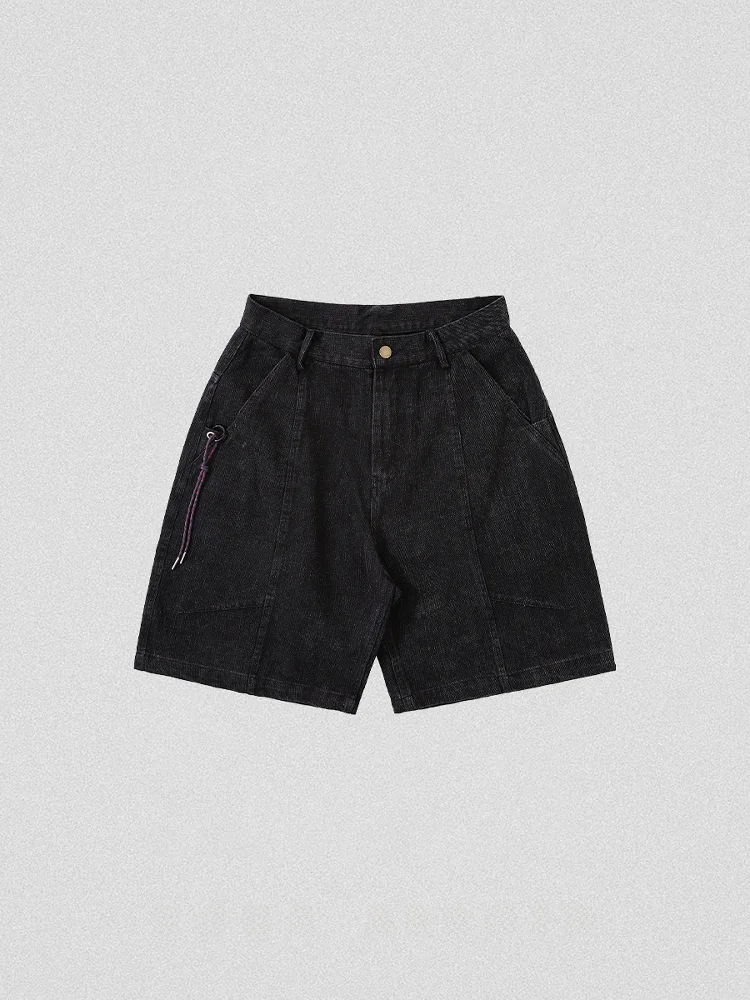 

Свободные прямые американские ретро пятиточечные повседневные мужские летние удобные дышащие хлопковые полиэстеровые смеси