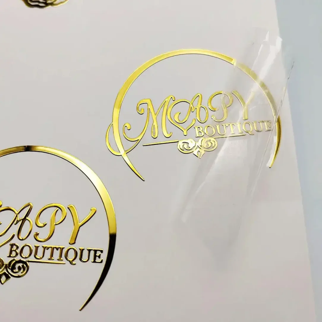 Customizable metal stickers, 3D transfer stickers, self-adhesive metal logo labels, UV model, and customized metal letter sticke