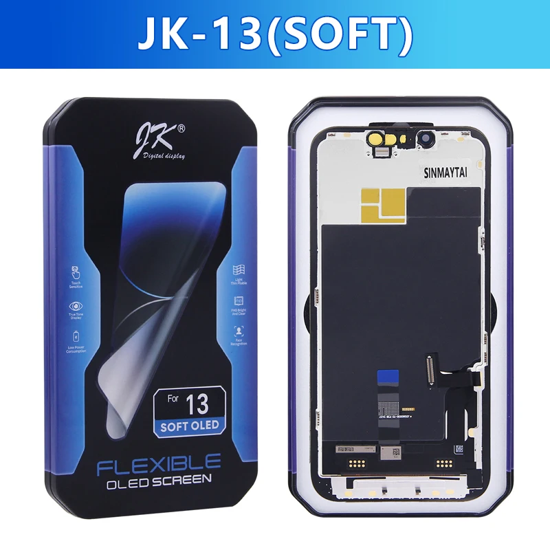 Pantalla OLED suave para iPhone XS, 11, 12, 13, 14, 15, 16, 17 Plus Pro Max, LCD con táctil y digitalizador, ensamblaje de repuesto 5