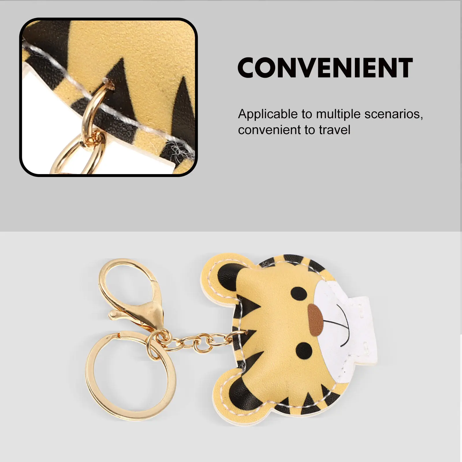 

Набор из 3 штук очаровательных брелоков-подвесок с привлекательным дизайном, легкий и портативный декор для ключей, сумок, подарки для детей