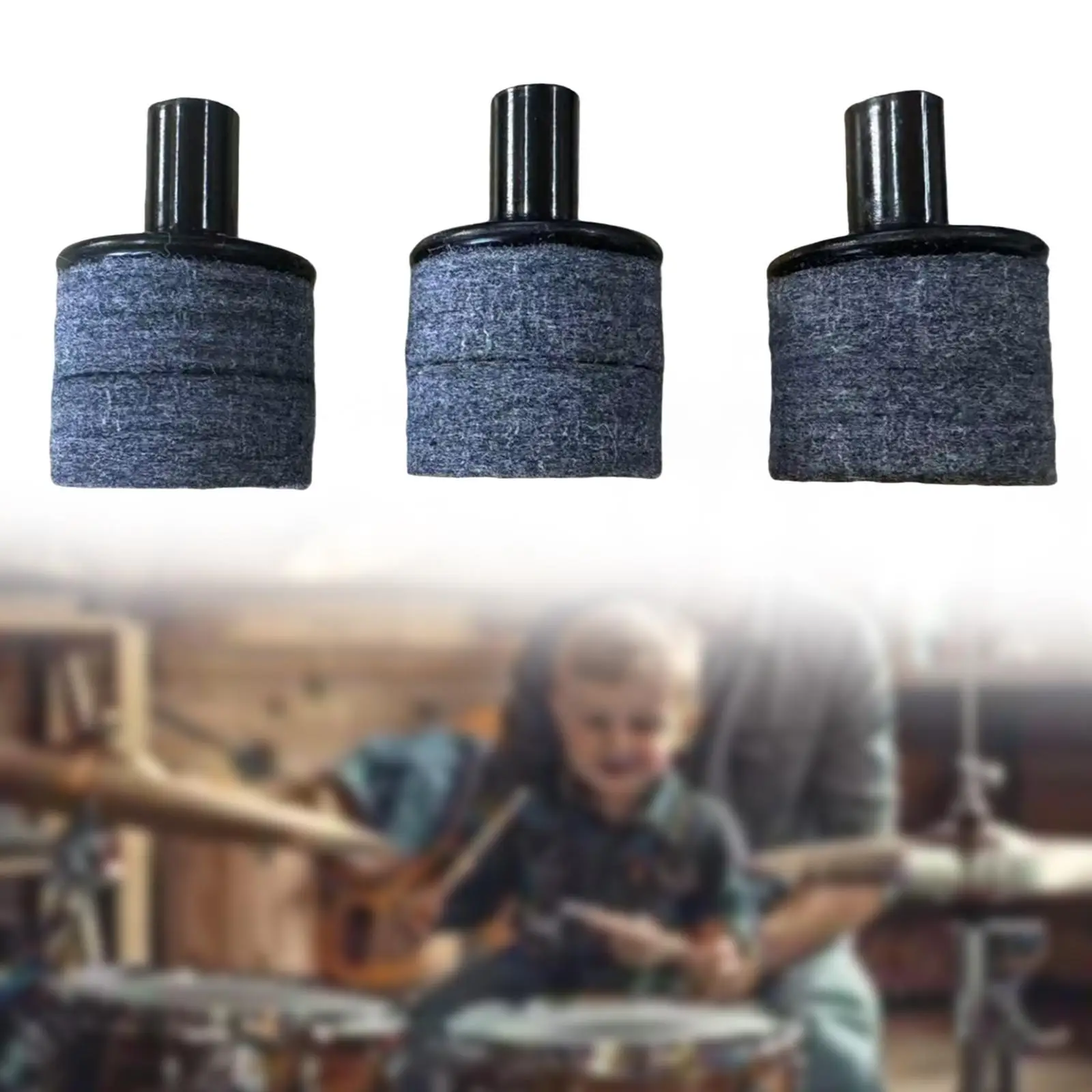 

3 Pieces Cymbal Stand Sleeves and Washers Lightweight Drum Accessories