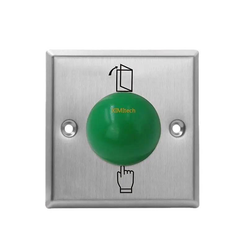 

China Factories 304 Stainless Steel Door Exit Switch With Mushroom Button Exit Button E04-M Push Button For Access Control