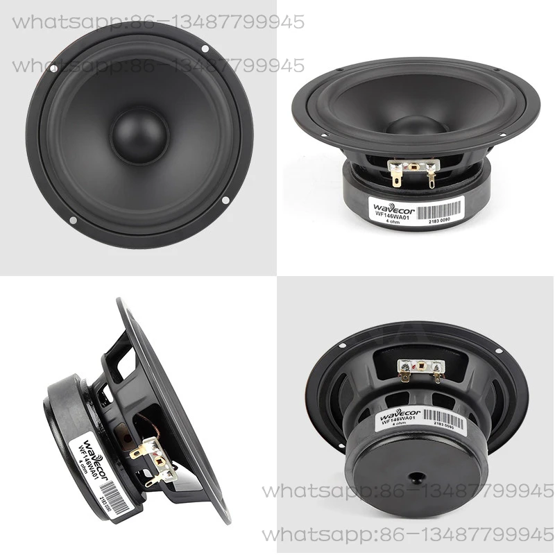 HF-020 Wavecor HiFi مكبرات الصوت 6.5 بوصة منتصف مكبر الصوت وحدة تشغيل Wf146wa01/02 4 أوم 60 واط 1 قطعة #3