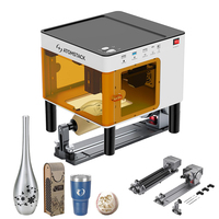 Atomstack P1 Laser Engraving Machine 5W With R8 Pro Laser Rotary Roller  Portable Desktop DlY Mini Engraver Printer for Bottles