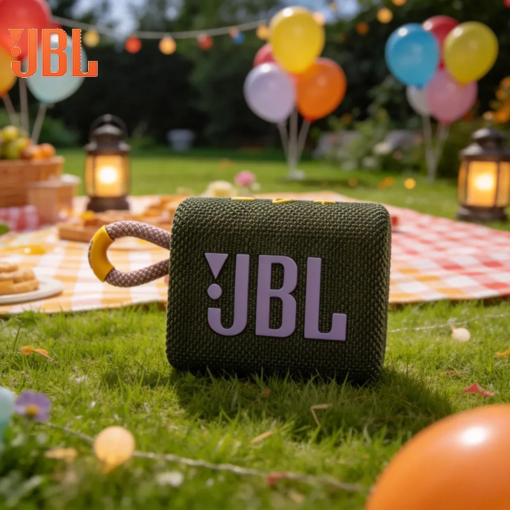 JBL GO3 3rd Gen Portable Mini Wireless Bluetooth Speaker, Waterproof Bass Outdoor Audio