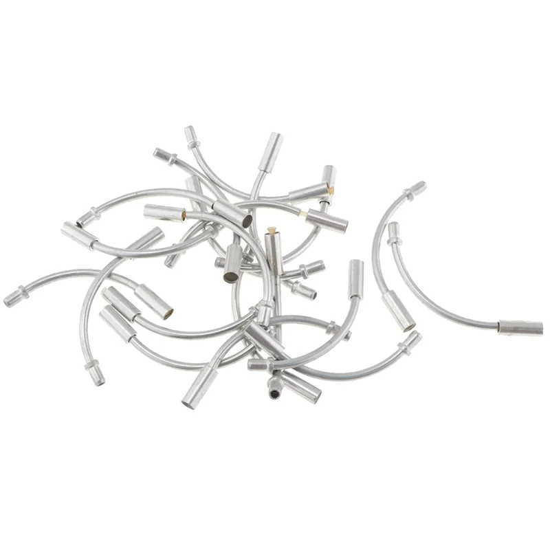 150 قطع الدراجة للطي الدراجات الخامس الفرامل المعكرونة الخطي سحب كابل فرامل يد دليل خرطوم 90 درجة دراجة الفرامل أجزاء