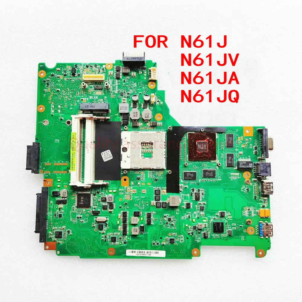 

Материнская плата для ноутбука ASUS N61J N61JV N61JA для ASUS N61JA N61JQ N61JV, материнская плата HM55 DDR3