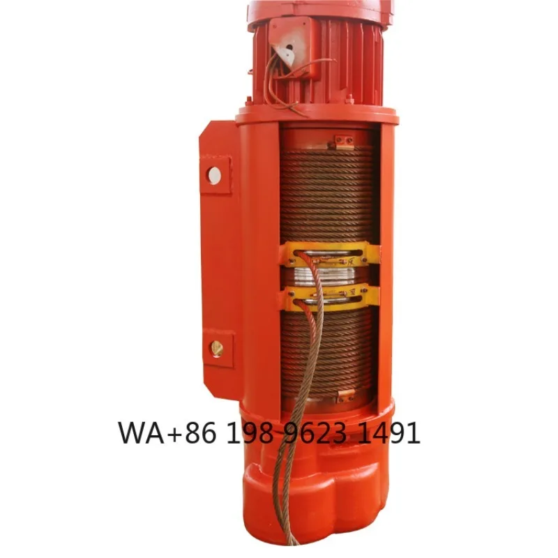 1-5 Ton Universal Electric Wire Rope Hoist Heavy Duty Industrial Lifting Winch High Stability Crane Material Handling Equipment