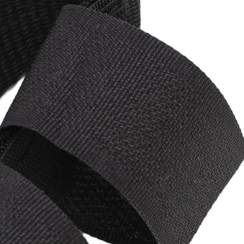 Webbing+plastic Buckle Meal Assist Hand Strap Black Length 33.2cm Elderly Feeding Aid Anti-shake Eating Bracelet
