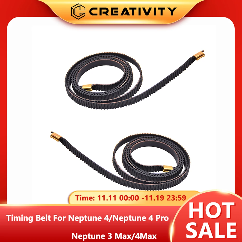 GT2 عرض 6 مللي متر مؤقت اشتعال X-Axis Y محور أحزمة مطاطية متزامنة لـ Neptune 4 ، Pro ، نبتون 4,3 ماكس نبتون 4 3 Plus Pro #1