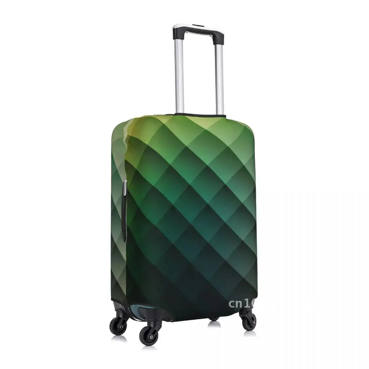 Rhombus Print Suitcase Cover Simple Fashion Geometric Pattern Luggage Cruise Protector Vacation Elastic Supplies Trip
