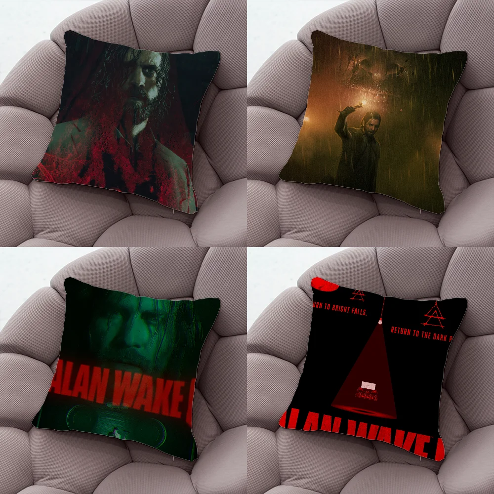 

Game Alan Wake 2 Pillow Case Pillow Case Living Room Sofa Cushion Cover Suitable For Home Bedroom Room Decoration