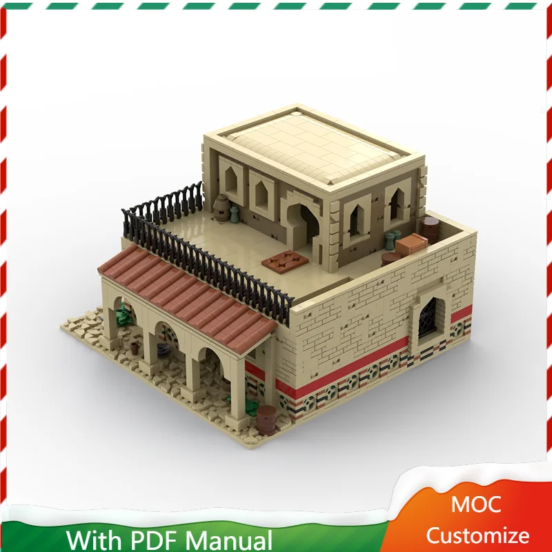 

2168 PCS MOC Medieval Luxury House Scene Architecture Building Block Customize Diy Education Assembly Kids Toys Birthday Gift