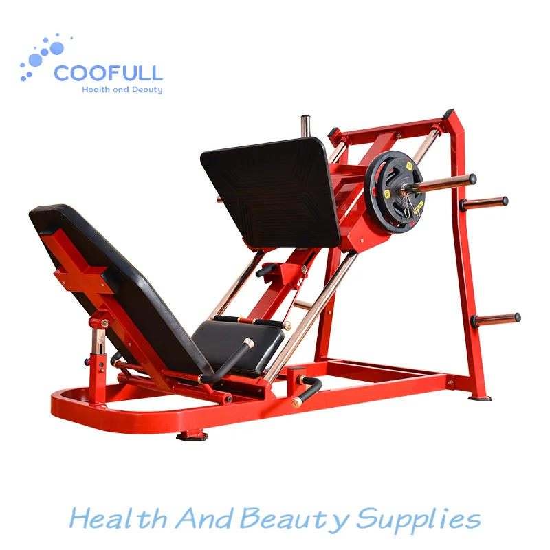 Coofull Commercial Gym 45-Degree Incline Leg Press Trainer Plate Loaded Machine