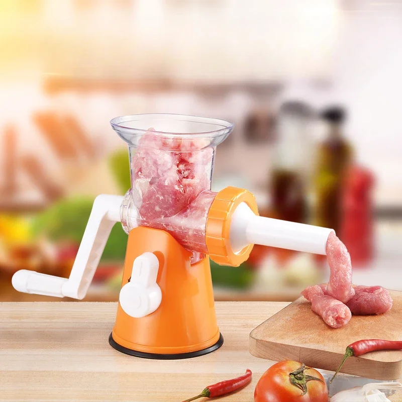 Multi-function Hand Meat Grinder Household Kitchen Tools Can Be Detachable Cleaning Stranding Vegetables Garlic Stamping Machine