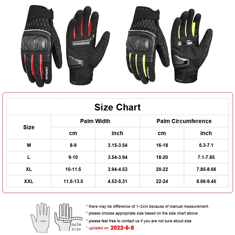 All Season Motorcycle Gloves Leather Men Breathable Riding Anti-fall Gloves Motorbike Luvas Quantes Moto Motociclista Motowolf