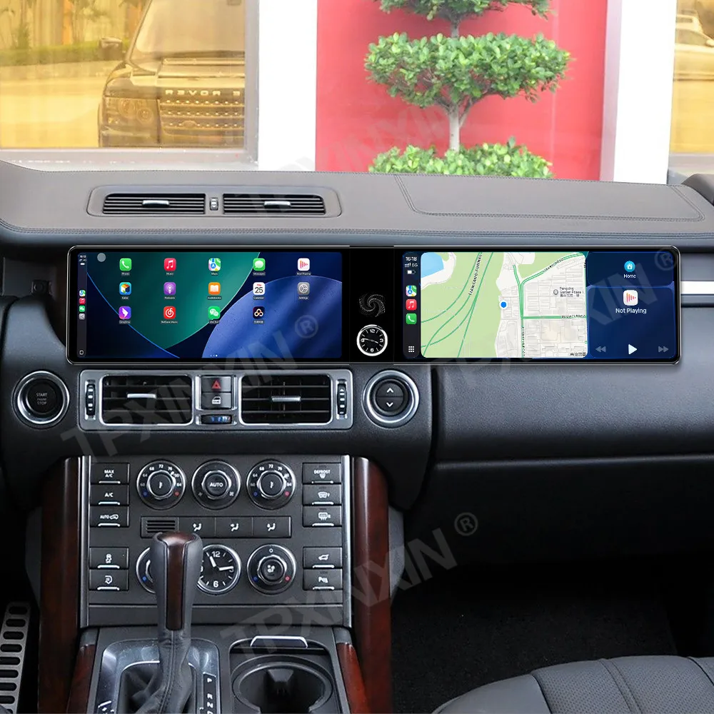 

Автомобильный Android мультимедийный плеер 24.6 дюйма для Land Rover Range Rover Vogue 2010-2012, двухэкранный стерео GPS навигатор, автомагнитола, головное устройство
