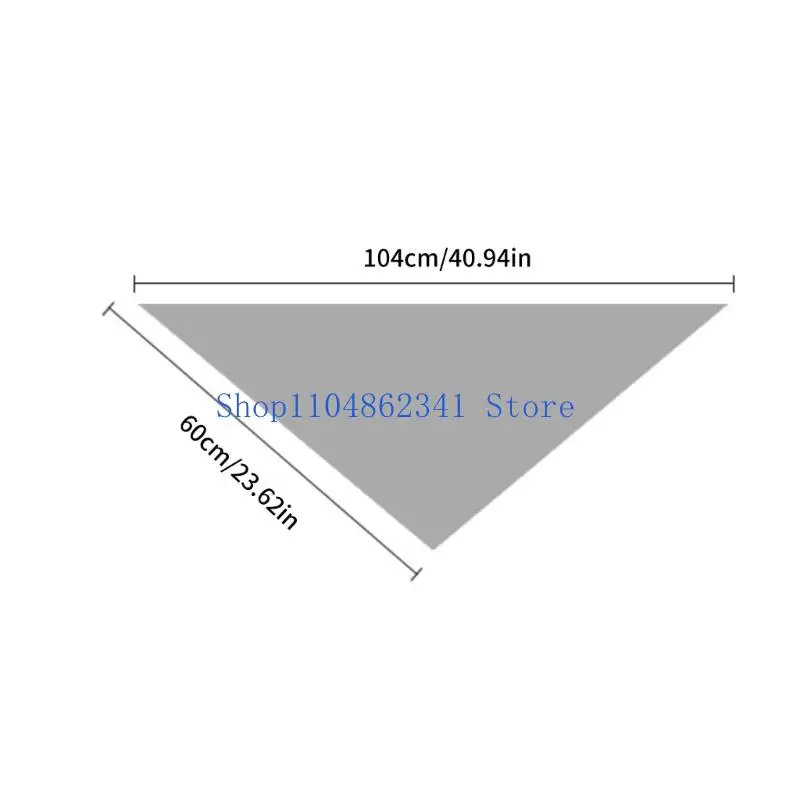 5ASD Sciarpa in pizzo triangolare morbido per donne Fashion estiva Essenziale tessuto traspirante e piega portatile Featura