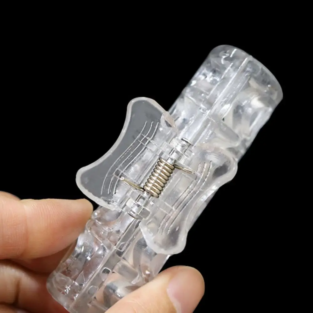 Heat Resistant Crystal Perm Clip Professional Salon Hair Tool For Secure Rod Fixing During Perming Process
