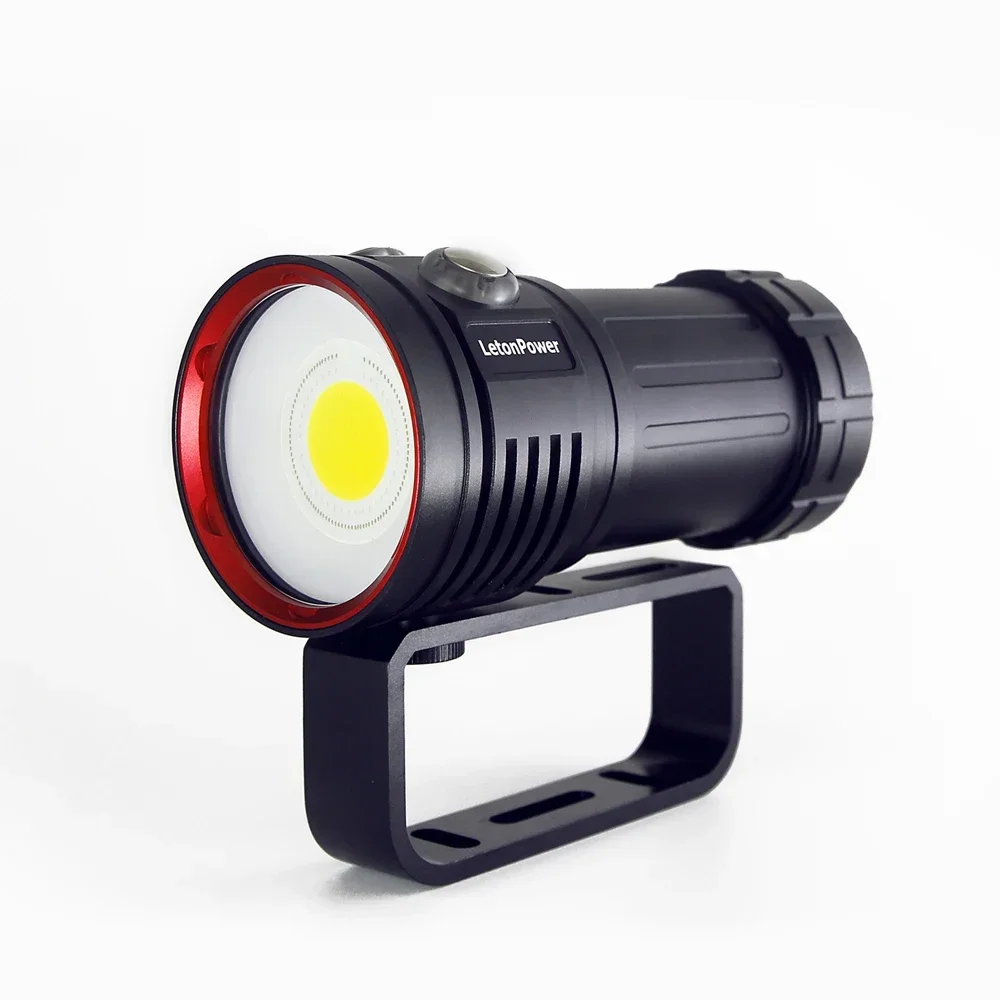 20258000 lumens professional diving flashlight Aluminum alloy LED water flashlight For 100M depth diving adventures