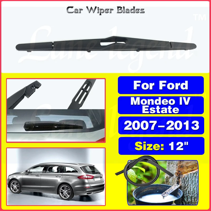 Car Rear Wiper Blade For Ford Mondeo 4 lV Estate 2007 - 2013 Windscreen Windshield Wipers Brushes Cleaning Car Accessories 12"