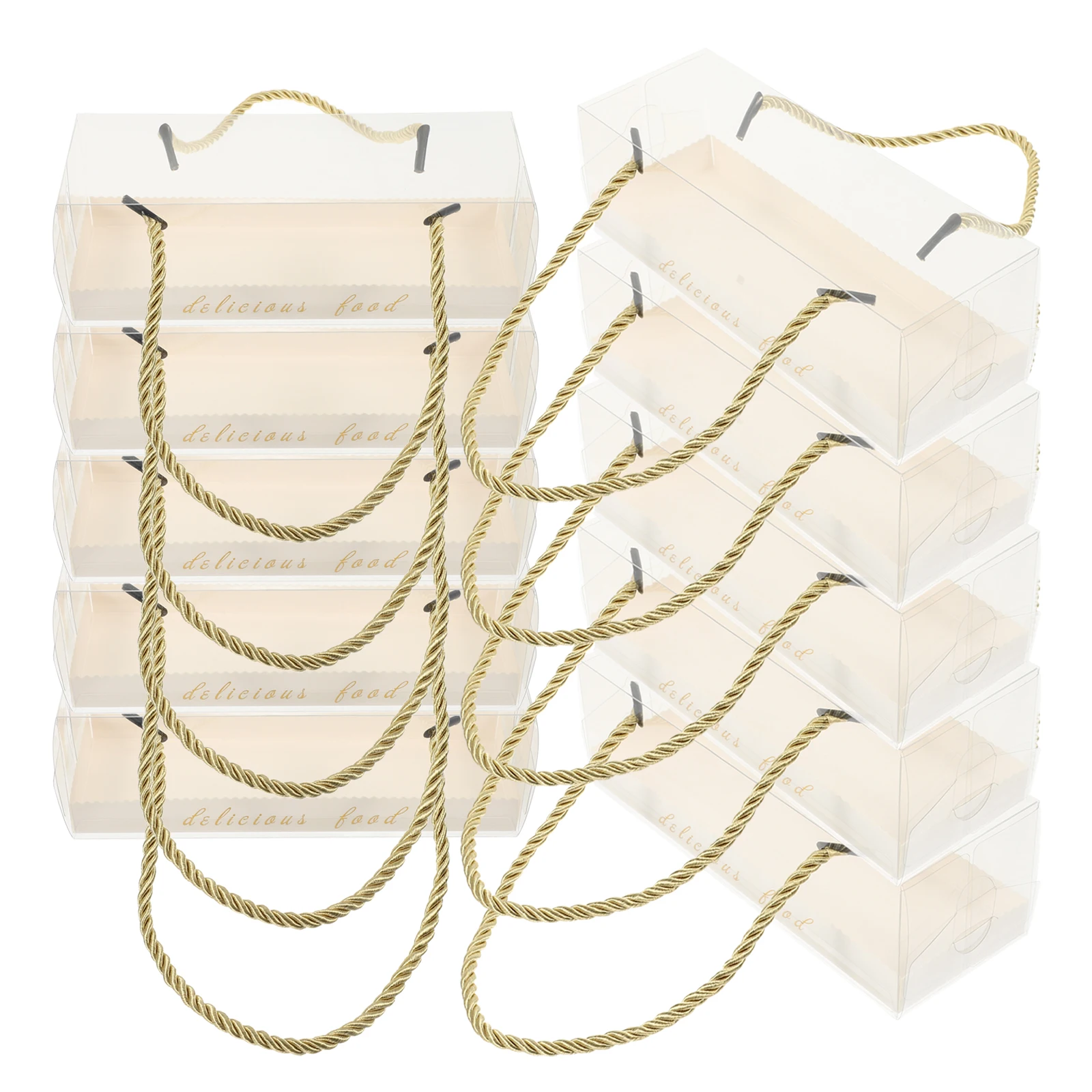 

10pcs Gift Packaging Boxes With String Portable Large Gift Cases For Wedding Party Present Bulk Storage Boxes For Gifts Easy