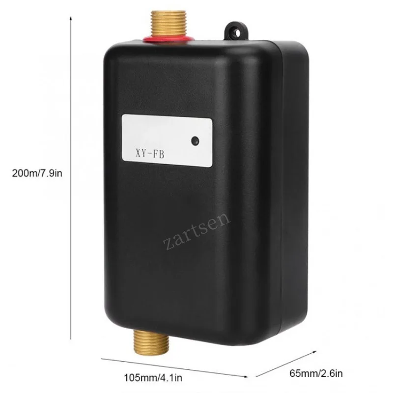 3800W Electric Water Heater Instantaneous Tankless Instant Hot Water Heater Shower Flow Water Boiler