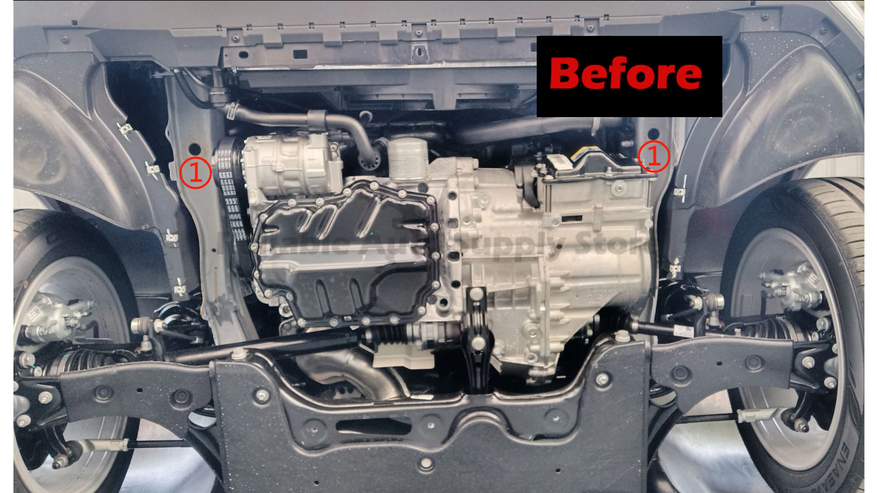3D Printed Reinforced Engine Under Cover Anti Corrosion Protection Perfect Fit For Volkswagen Lamando 2022