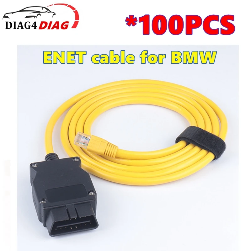 

100pcs ESYS ENET Data Cable For BMW Enet Ethernet iCOM Coding For BMW F-Serie OBD2 Scanner Interface Diagnostic Cable