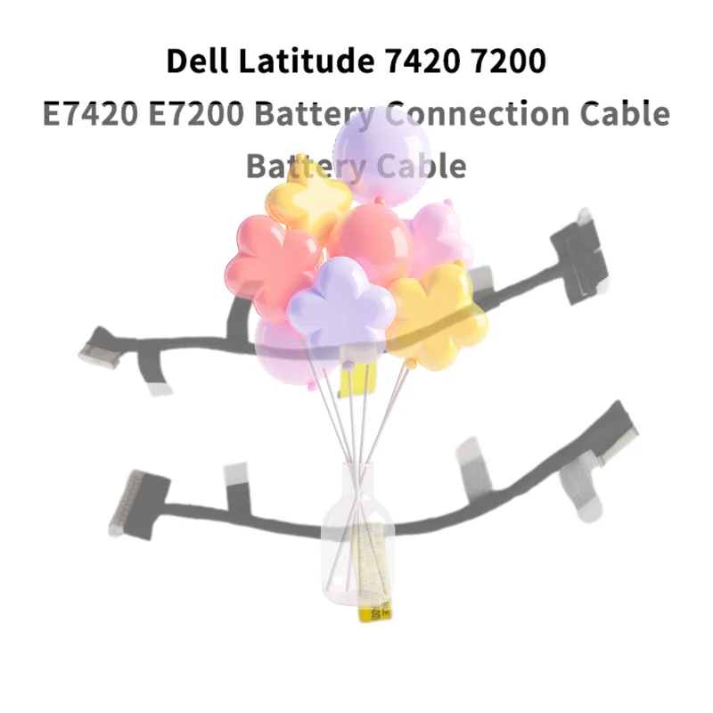 

1pc Laptop Battery Flex Cable Connector Line Replacement For Latitude 7420 7200 E7420 E7200 0Y4FRN DC02003S200