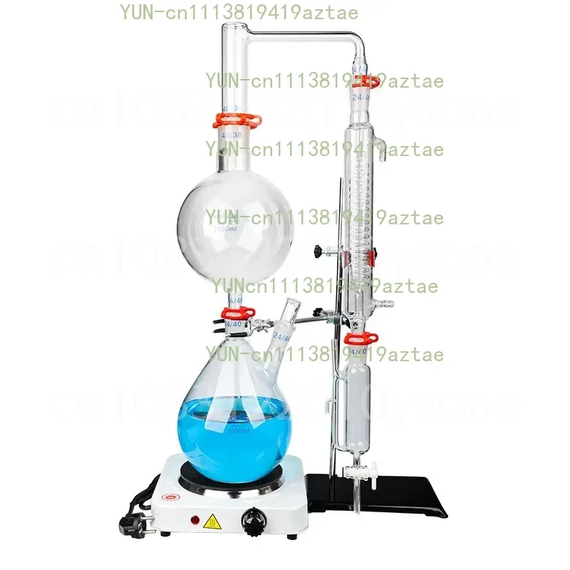 2000ml Complete Essential Oil Distillation & Extraction Device, Household Essential Oil Separator Apparatus