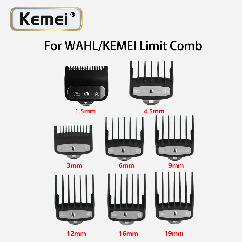 Professional Hair Clipper Limit Guide Comb For Keimei Trimmer Universal Cutting Guide Comb Haircut Tools Hair Clipper Limit Comb