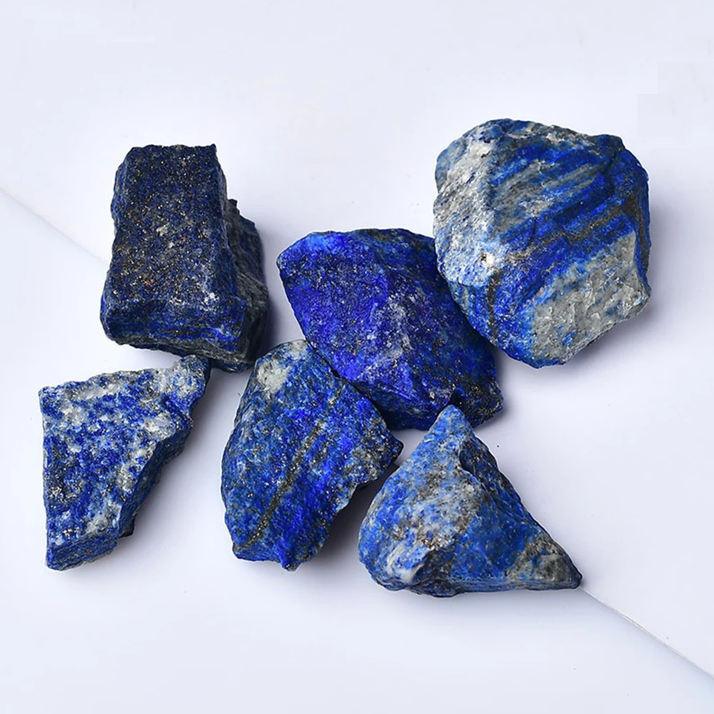 50-200g Natural Lapis Lazuli Crystal Blue quartz crude ore ore Mineral Crystal Mineral specimen Room decoration