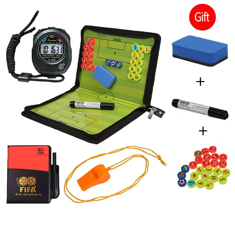 

Tactical Board Football Coaching Coaches Clipboard Tactical Board Kit With Dry Erase Marker Pen Soccer Training Game Accessories