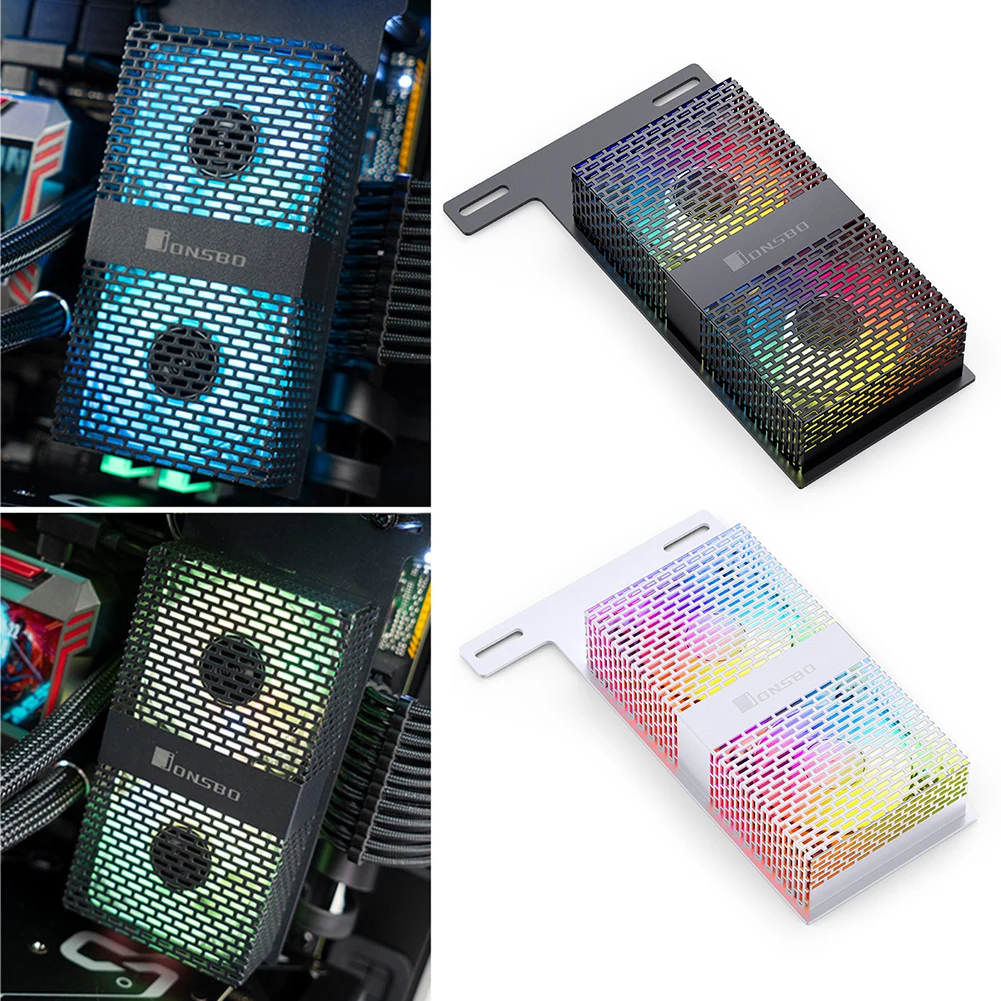 

RAM Heatsink Cooler 4Pin PWM Dual 5020 Fans 3600RPM PC Memory Cooling Radiator 5V 3PIN ARGB RAM Cooling Fan for DDR4 DDR5