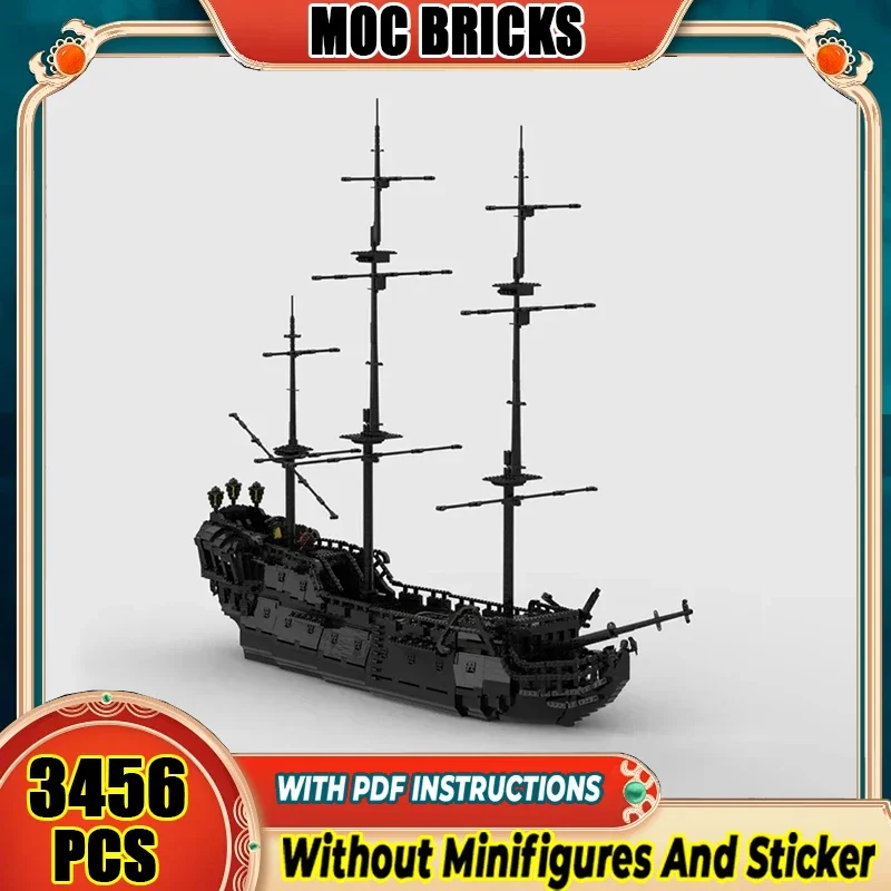 Pirate Ship Model Moc Building Bricks Classics Pirate Warship Blocks Toys