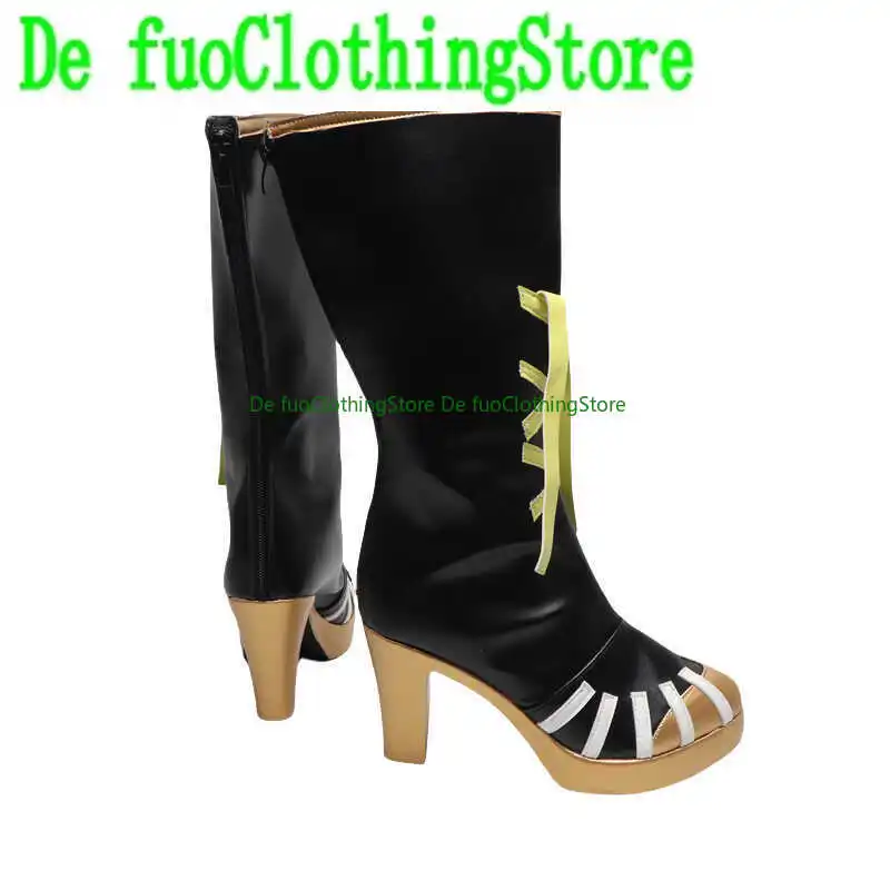 Defu oFuoClothing تأثيري تابوت الغد Muir Seth تأثيري أحذية عالية الكعب حجم كبير معرض أنيمي أحذية الهالوين التأثيرية