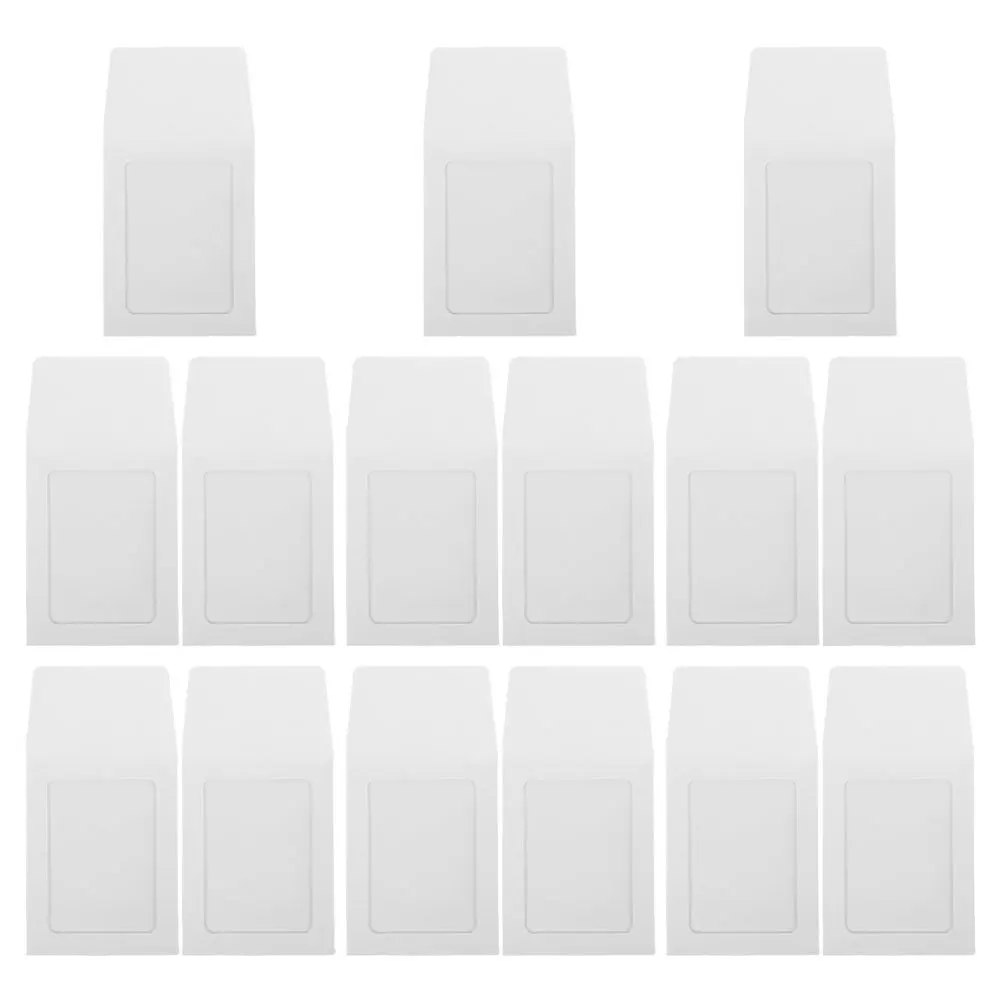 15 قطعة حافظة بطاقات نافذة حاملي بطاقات شفافة عرض بطاقات التداول لعبة صور يغطي بطاقة يغطي بطاقات غطاء