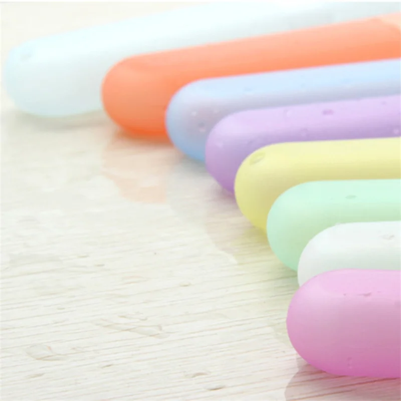 1Pcs Travel Toothbrush Case Plastic Reusable Portable Small Toothbrush Storage Box New
