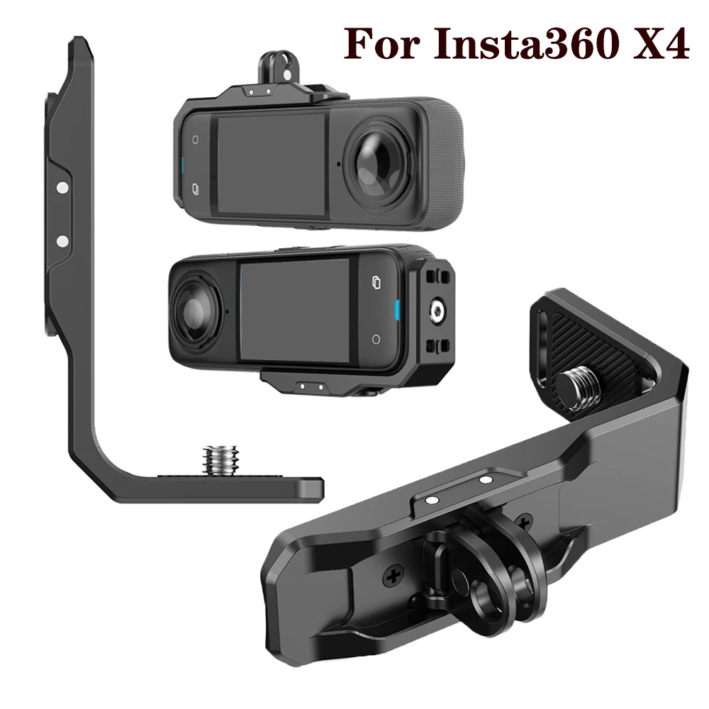 

For Insta360 X4 Camera Bracket Two Claw Adapter 1/4 Thread Universal Port For Insta 360 X4 Panoramic Sports Camera Accessories