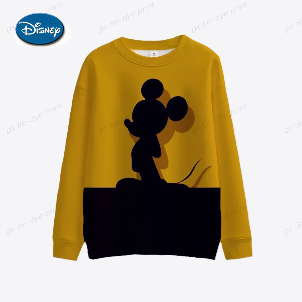 Harajuku Pullovers Streetwear Disney Mickey Minnie Print Cartoon Y2K Women Sweatshirts Autumn Streetwear Women Sweatshirts