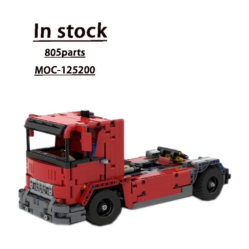 

MOC-125200 Material Handling Truck Racing Car Stitching Assembly Building Block Model • 805 Parts Kids Building Blocks Toy Gifts