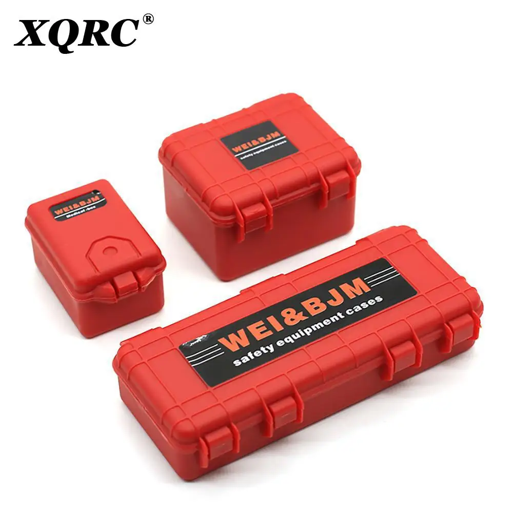 Plastic storage box luggage rack trim tool box is applicable to 1/10 RC car scx10 90046 trx-4 trx-6 D100 D90 upgrade accessories