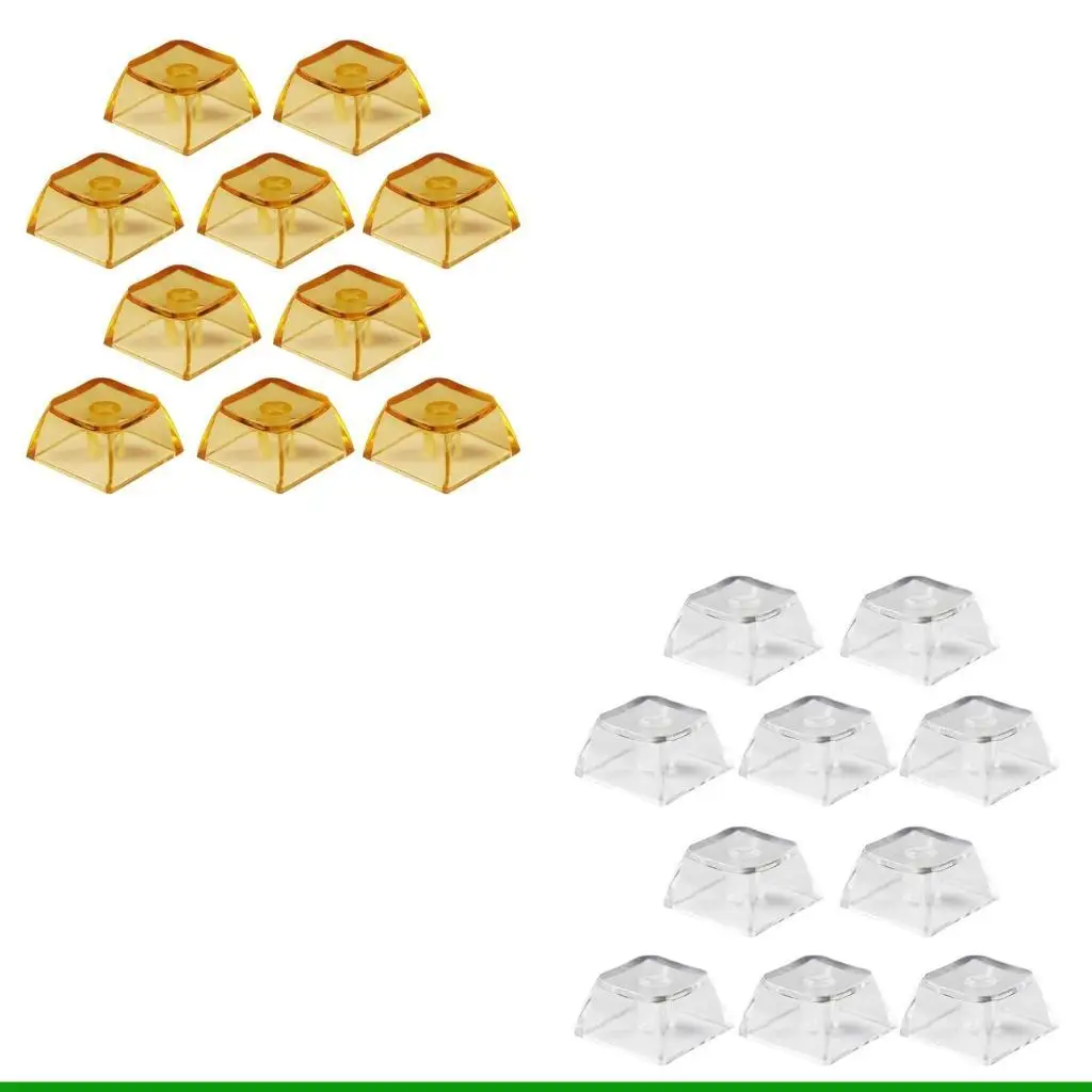 U55C Non Engraved Keycap 1U XDA2 Keycap 9.3mm Keycaps 1.6mm Thickened Backlit Keycap Set for Mechanical Keyboard 10PCS